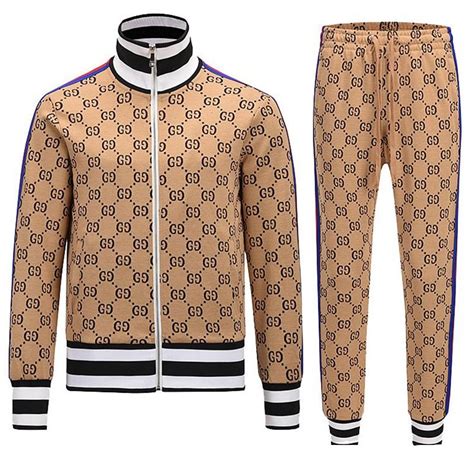 gucci jogging suit men|men's Gucci tracksuit for sale.